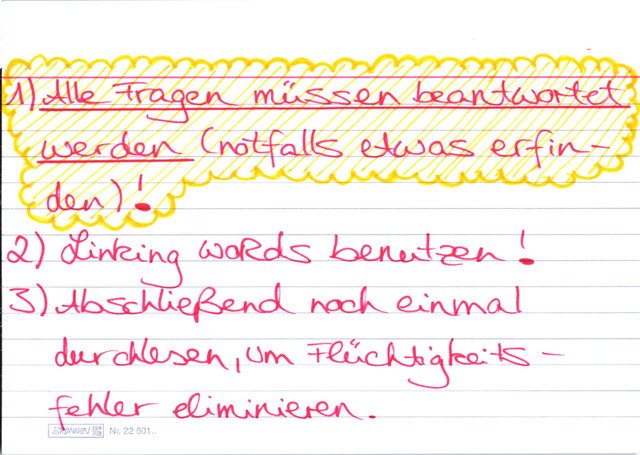 Email: Was ist beim Lösen dieser Aufgabe wichtig?