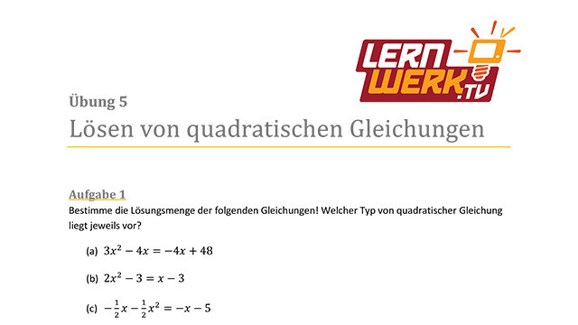 MSA Mathe Arbeitsblatt für Lektion 5