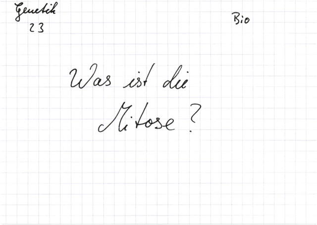 Was ist die Mitose?