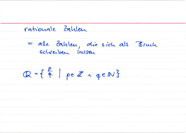 rationale Zahlen