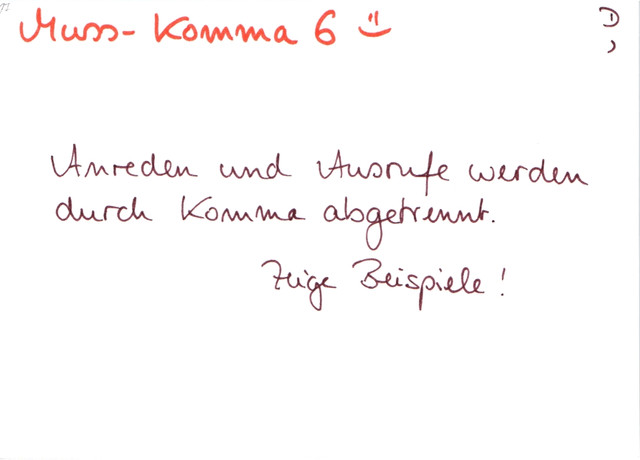 Muss-Komma 6