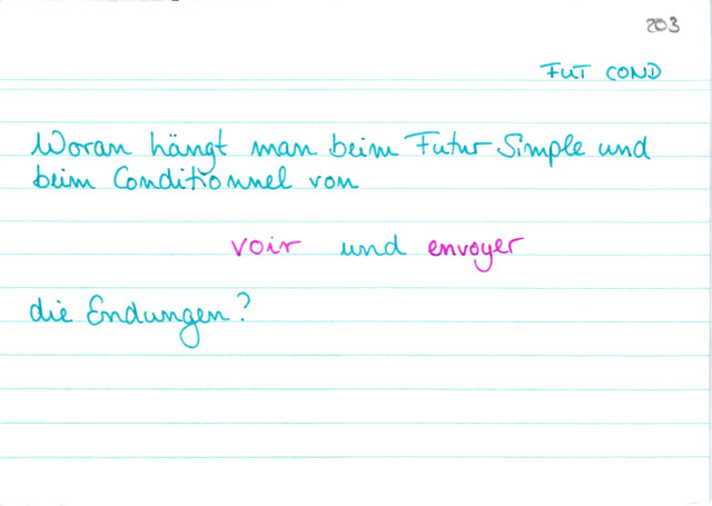 voir und envoyer