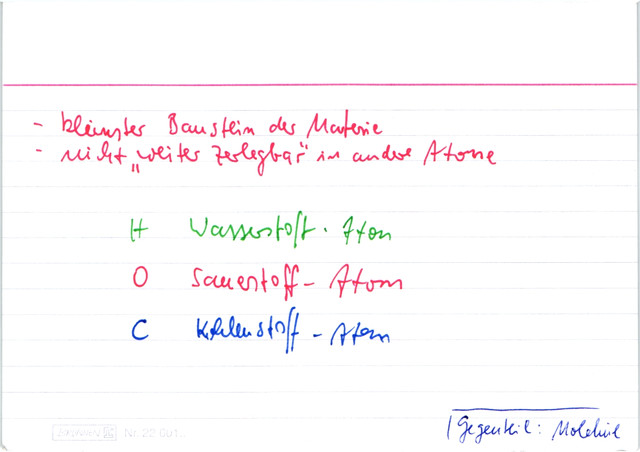 Was ist ein Atom?