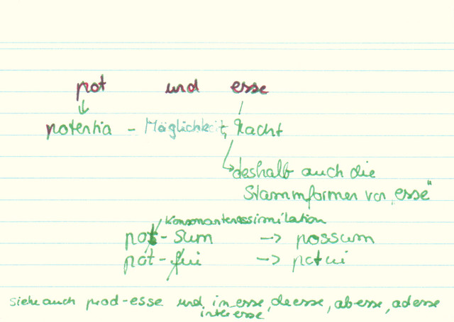 Woraus setzt sich "posse" zusammen?