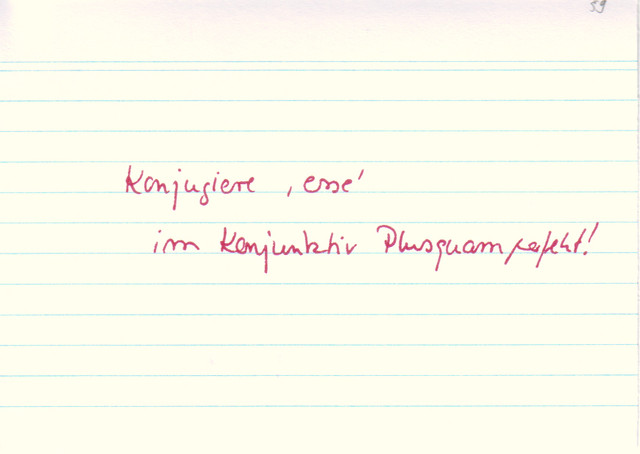 Konjugiere "esse" im Konjunktiv Plusquamperfekt!