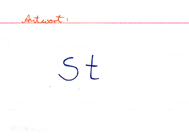 Blaue Freundschaft -st
