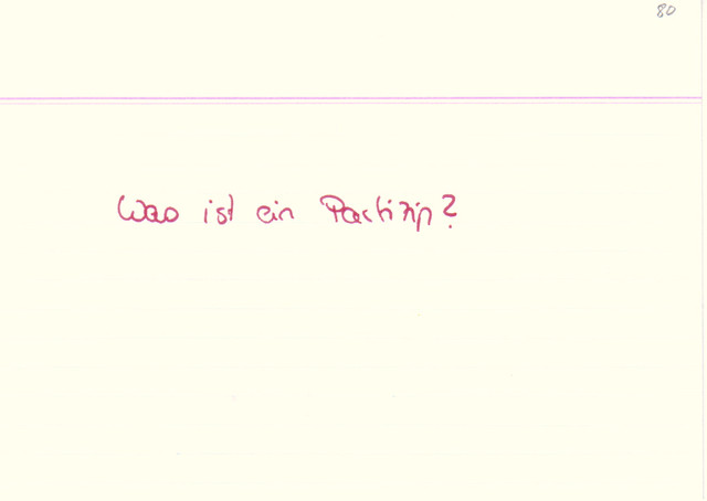 Was ist ein Partizip?