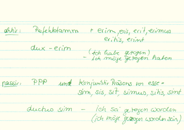 Wie wird der Konjunktiv Perfekt gebildet und übersetzt?