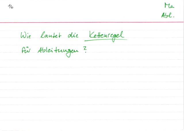 Kettenregel