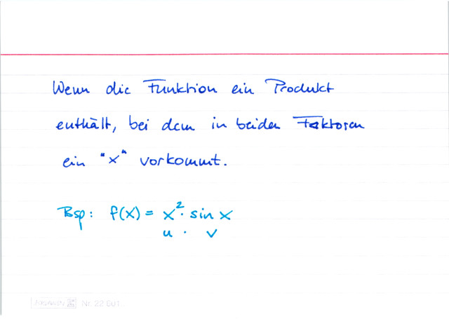 Produktregel sinnvoll benutzen