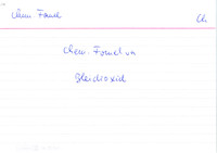 Chemische Formel von Bleidioxid