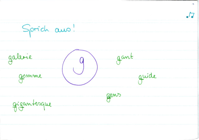 Sprich aus! g