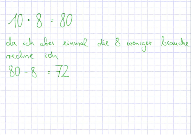 Rechentricks für das kleine 1x1 II