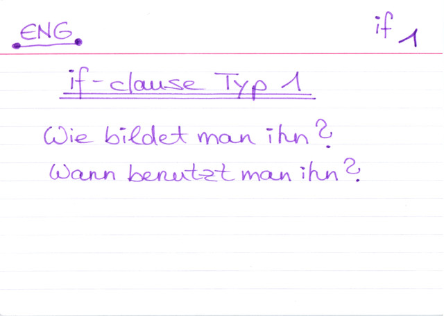 if-clause Typ 1