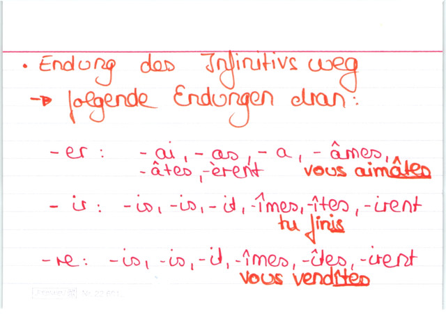 Bildung passé simple