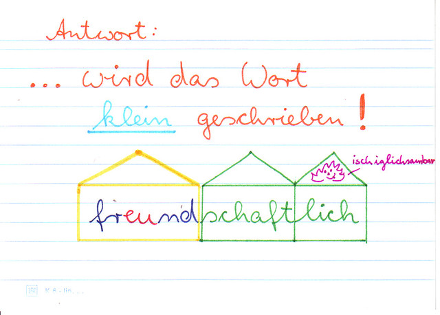 Schreibung bei Adjektivendungen