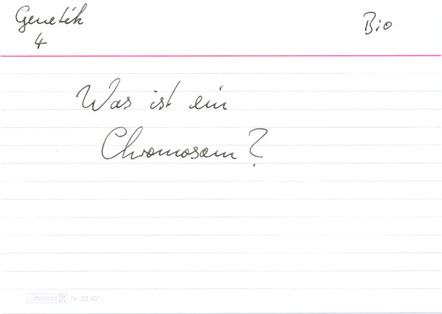 Was ist ein Chromosom?