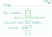 Merkspruch zu grünen Hinterhäusern