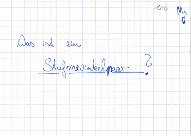 Stufenwinkel