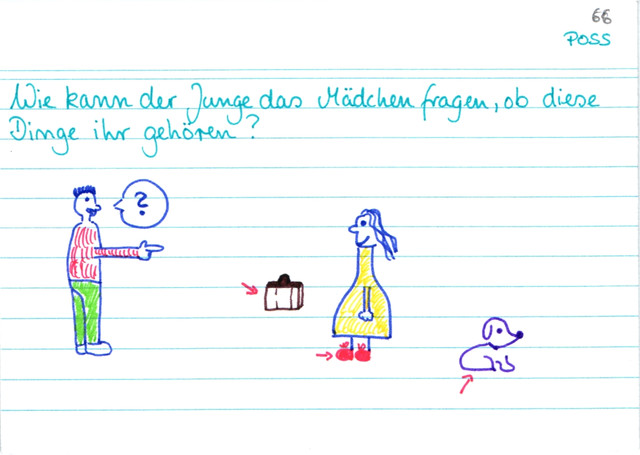 Beispiel Possesivbegleiter