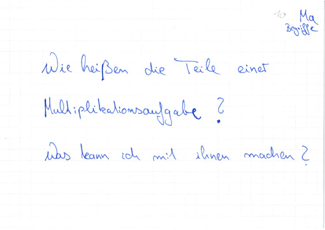 Eigenschaften der Multiplikation