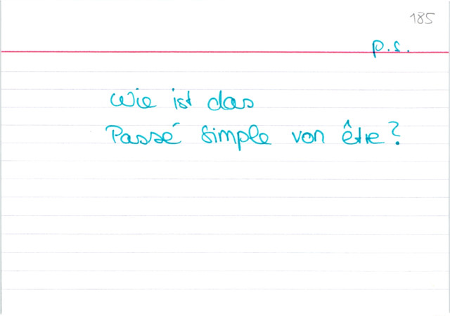 Beispiel être
