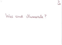 Was sind Numerale?