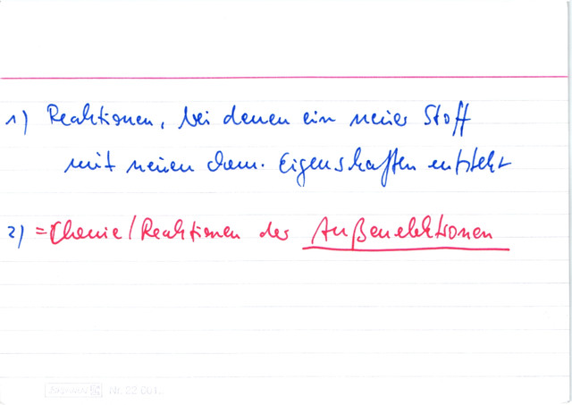 Was ist Chemie?