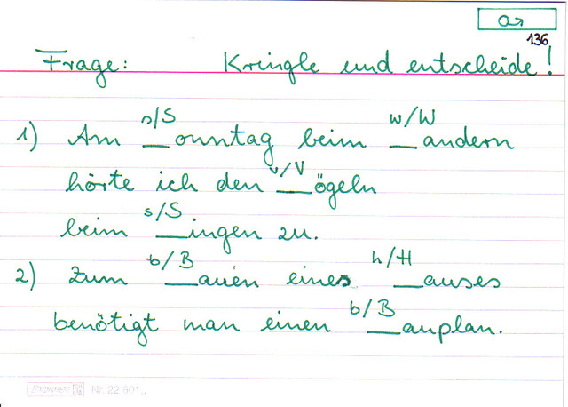 Kringelübung: Kringel und entscheide!