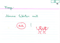 Wörter mit aa