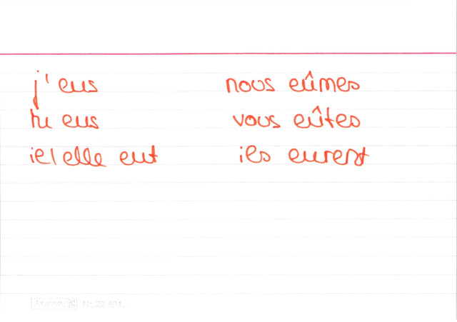 Beispiel avoir