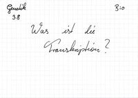Was ist die Transkription?