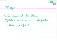 Wie kannst du dein Diktat oder deinen Aufsatz selber prüfen?