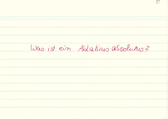 Was ist ein Ablativus Absolutus?