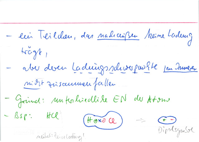 Was verstehst du unter einem Dipol?