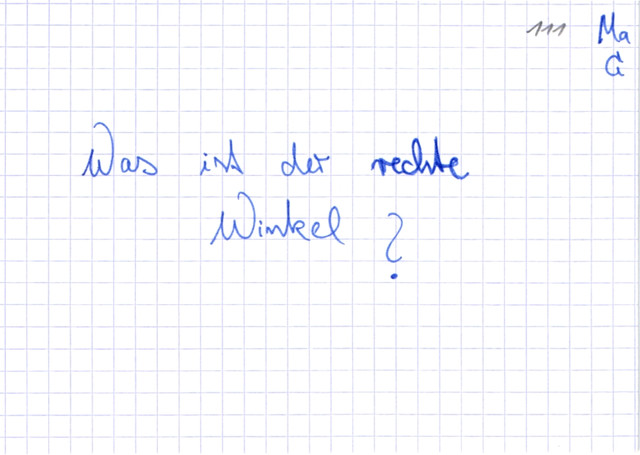 Definition:rechter Winkel