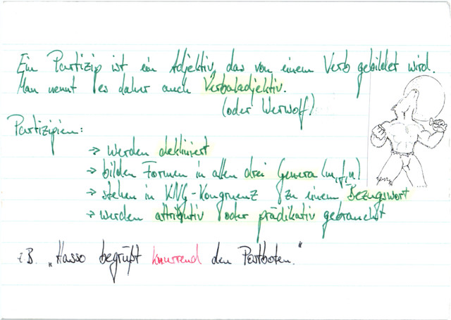 Was ist ein Partizip?