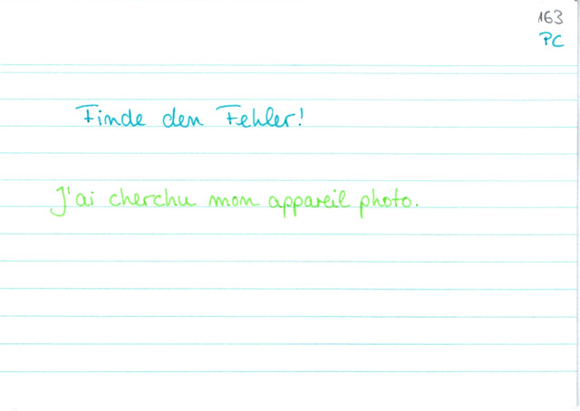 Übung Passé composé