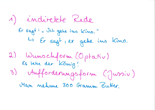 Nutzung des Konjuktiv I