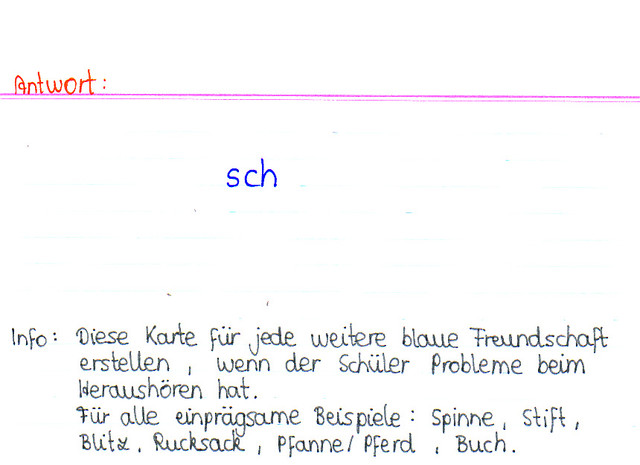 Beispiel blaue Freundschaften