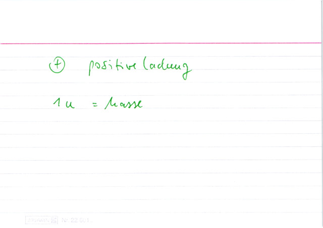 Welche Ladung und Masse hat ein Proton?