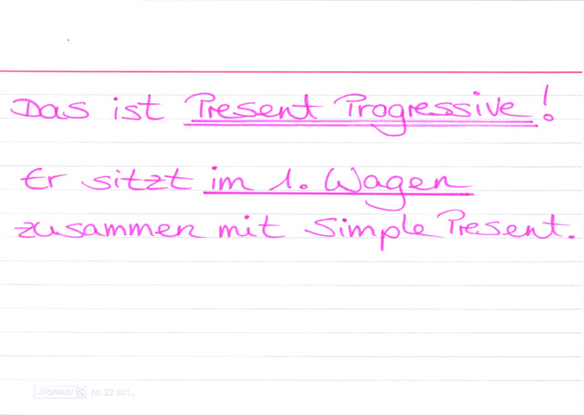 Present Progressive