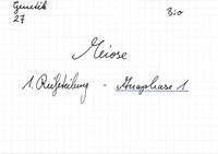 Meiose: 1. Reifeteilung - Anaphase 1