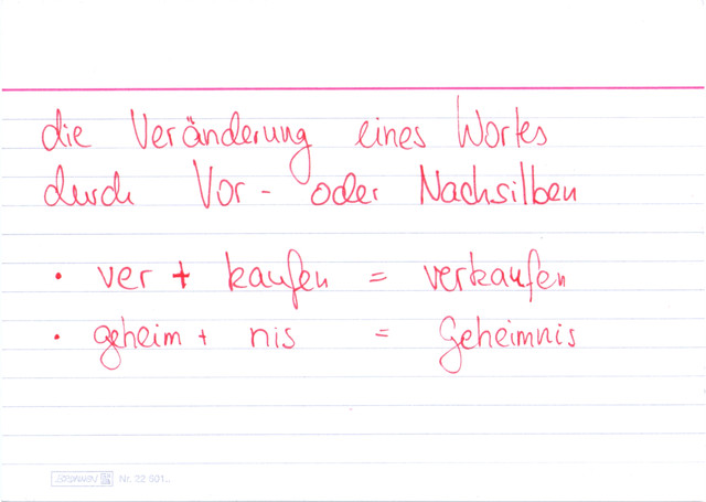 Was ist eine Derivation?