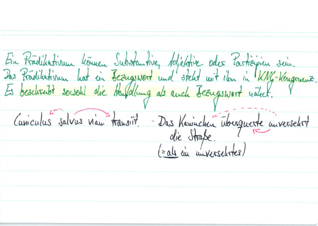 Was ist ein Prädikativum?