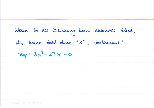 Nullproduktsatz richtig anwenden