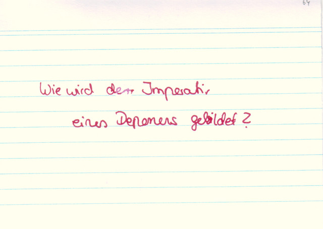 Wie wird der Imperativ eines Deponens gebildet?