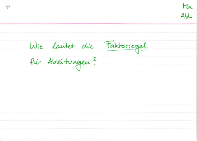 Faktoregel