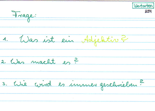 Was ist ein Adjektiv?