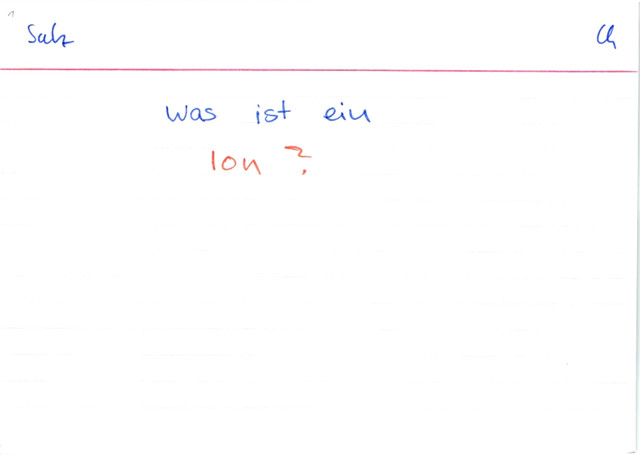 Was ist ein Ion?